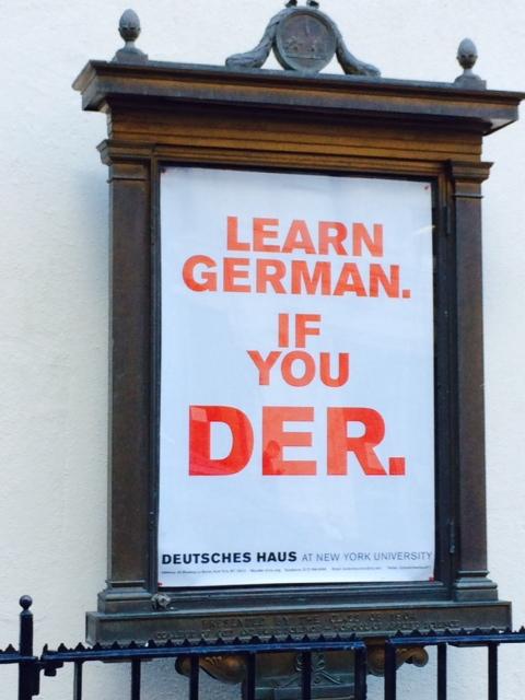 Learn German if you Der